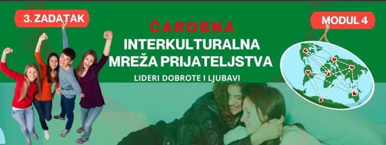 Лидери доброте и љубави - задатак 3. - Чаробна интеркултурална мрежа пријатества