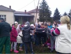 Акција озелењавања дворишта у Касарским Ливада